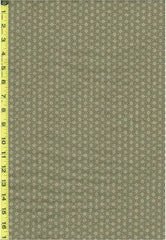 *Japanese - Sevenberry Kasuri Collection - Small Asanoha - SB-88222D2-13 - Khaki