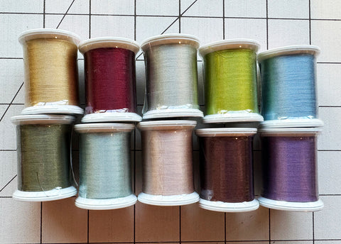 *Superior Silk Thread - Fine 100wt - ASSORTMENT PACK # 3 - 10 PACK SPECIAL - 50% OFF