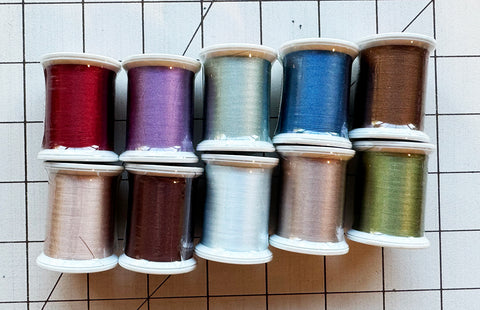 *Superior Silk Thread - Fine 100wt - ASSORTMENT PACK # 4 - 10 PACK SPECIAL - 50% OFF