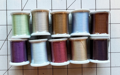 *Superior Silk Thread - Fine 100wt - ASSORTMENT PACK # 6 - 10 PACK SPECIAL - 50% OFF