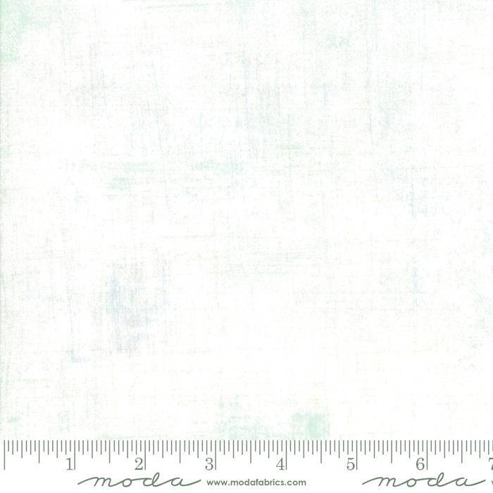 Tonal Blender - Moda Grunge Tonal Texture - 150 Snow White (with Mint Green and Light Gray tones)