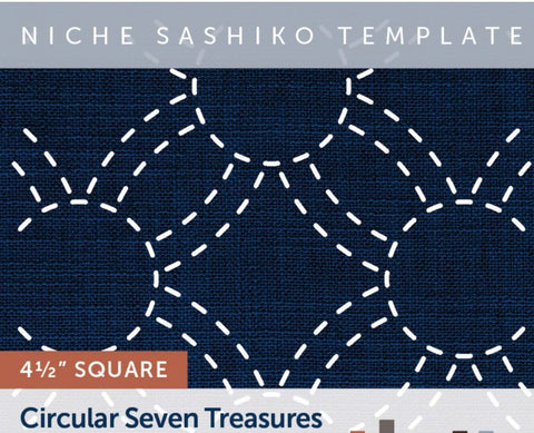 Sashiko Stencil - Indigo Niche Australia - 4 1/2