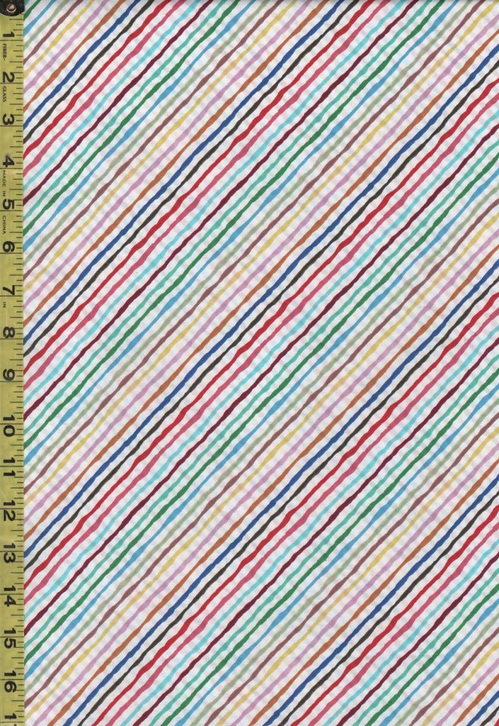 *SHOP HOP 2023 - Colorful Diagonal Stripes - Y3899-1