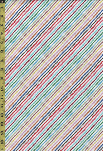 SHOP HOP 2023 - Colorful Diagonal Stripes - Y3899-1