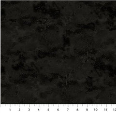 Fabric Art - Northcott TOSCANA - Tonal Texture - EBONY - 9020-99 - By the Half Yard