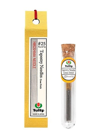 Notions - Tulip Tapestry / Cross-Stitch Needle - Round Tip - Size 25