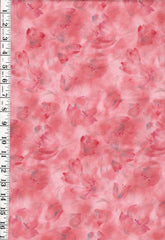 *Asian - Pretty Tonal Tulips - Salmon Pink - Last 1  3/4 yard