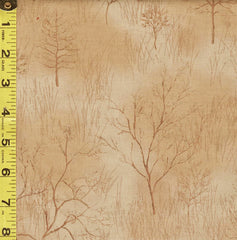 *Japanese - Yoko Saito Centenary Collection - Forest Trees - CE-10522S-C - Taupey Brown