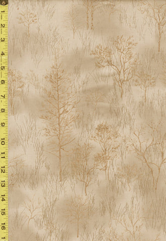 *Japanese - Yoko Saito Centenary Collection - Forest Trees - CE-10522S-D - Taupey Gray Brown