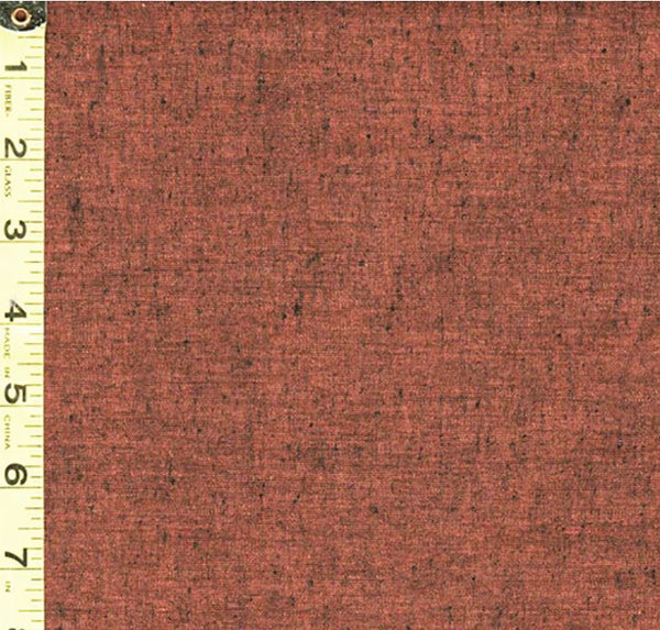 Japanese - Tsumugi Fabric - KF-2503 - Rust - Last 2 Yards | Shibori Dragon