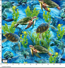 *Tropical - Jewels of the Sea - Turtles & Seaweed - DCX11132-SEAW-D