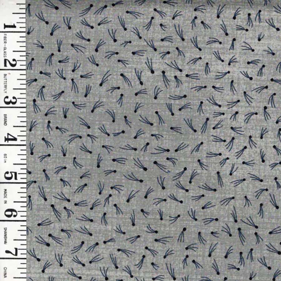 *Moda - Janet Clare - Aubade:  A Song to the Dawn (Dandelion Whispers) - Blue Gray - # 1422 - Last 1 1/2 yards