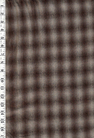 Woven Cotton - Yoko Saito Lecien Centenary Collection - Woven Stripes with Texture # 31848 - Brown - ON SALE - $5.00 By the Yard