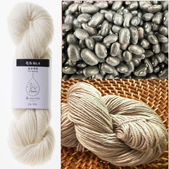 *Olympus So-Me-Marche - Knitting & Crochet Yarn for Dyeing - 60% Merino Wool - 40% Supima Cotton - White