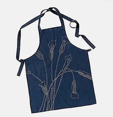 SALE - Sashiko Floral Apron Kit # 202 - Thread, Needle & Thimble included - Last One - SAVE 40%