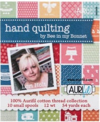 SALE - Thread Assortment - Aurifil 12wt Cotton Thread by Lori Holt - 12 small spools - 54 yards each  - Save 20%
