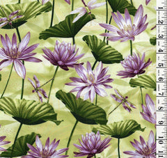 Novelty - Dance of the Dragonfly - Lime Green - 2 PIECE BUNDLE