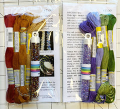 *KUMIHIMO - Beginner's Big Kit - Two Necklace Projects - ON SALE - 20% OFF