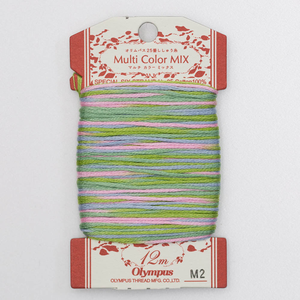 Olympus Multi-Colored Cotton Embroidery Floss - M02