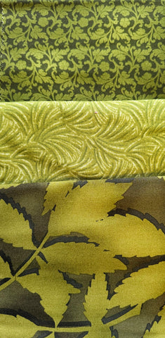 Asian - Kona Bay - Tonal Bundle - 3 pieces - 1/3 yard each - OLIVE GREENS - 1 Only