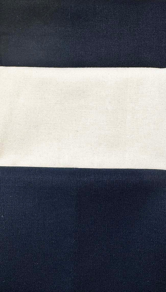 Sashiko Fabric - Cotton-Linen - Indigo & White - Scrappy Pack # 1