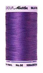 Mettler Cotton Sewing Thread - 50wt - 547 yd/ 500M - 0030 Iris Blue (Purple)