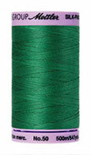 Mettler Cotton Sewing Thread - 50wt - 547 yd/ 500M - 0224 Kelly Green