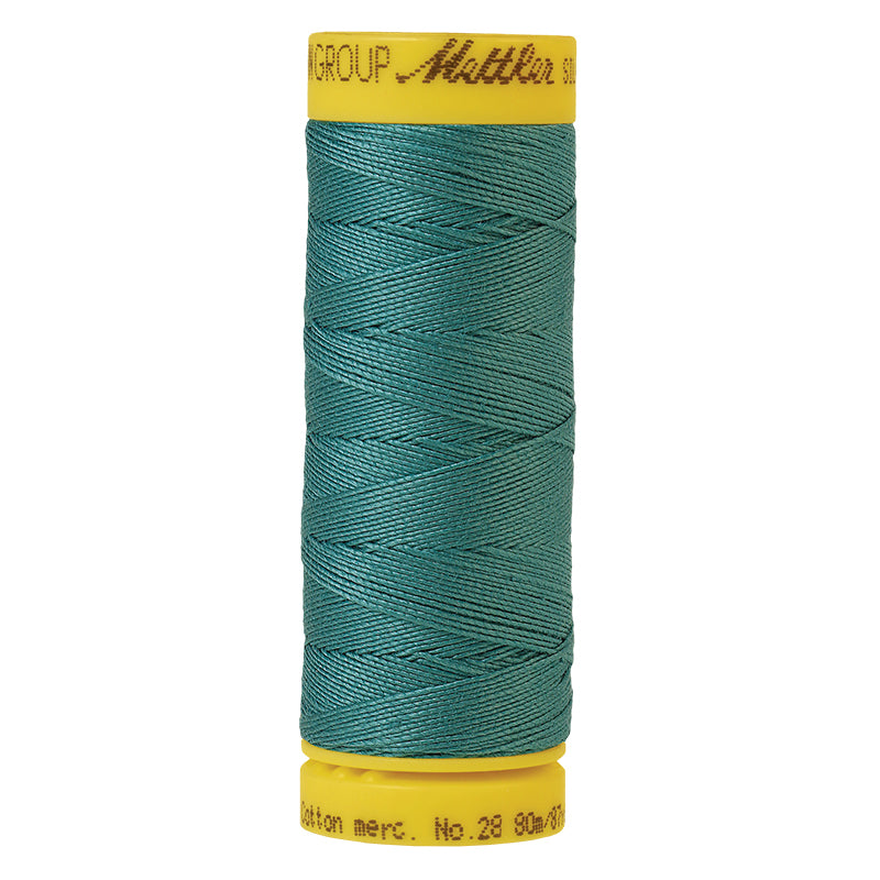Mettler Cotton Sewing Thread - 28wt - 0611 Blue Green Opal