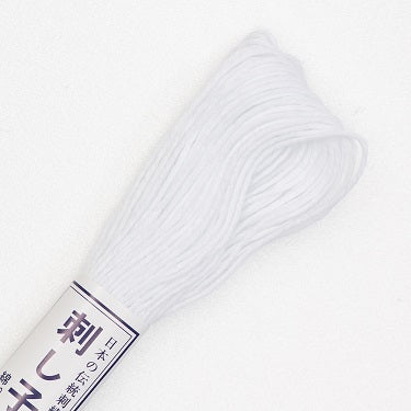 Sashiko Thread - Olympus 20m - Solid Color - # 01 White