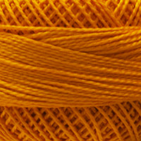 Presencia Perle Cotton - Size 8 - 1068 Medium Gold
