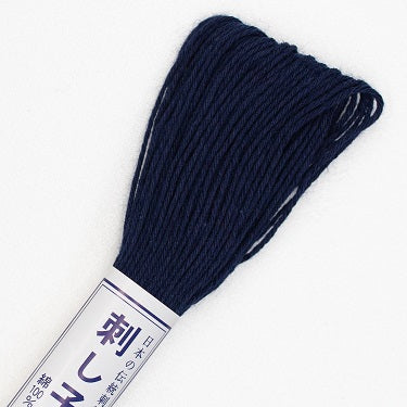 Sashiko Thread - Olympus 20m - Solid Color - # 11 Dark Navy-Indigo