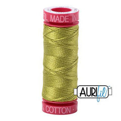 Aurifil 12wt Cotton Thread - 54 yards - 1147 Leaf Green
