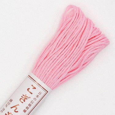 Sashiko Thread - Olympus Kogin - Solid Color - 117 Pink