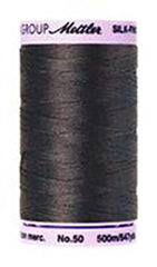 Mettler Cotton Sewing Thread - 50wt - 547 yd/ 500M - 1282 Charcoal