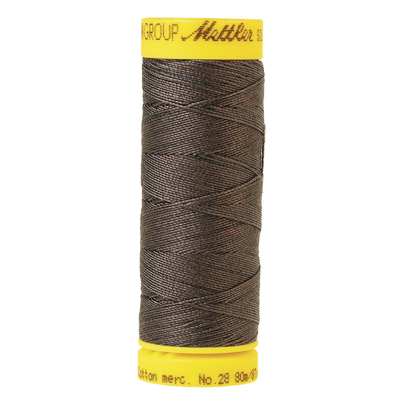 Mettler Cotton Sewing Thread - 28wt - 1282 Charcoal