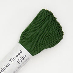 Sashiko Thread - Olympus - Large 100m Skeins - # 129 - Dark Green