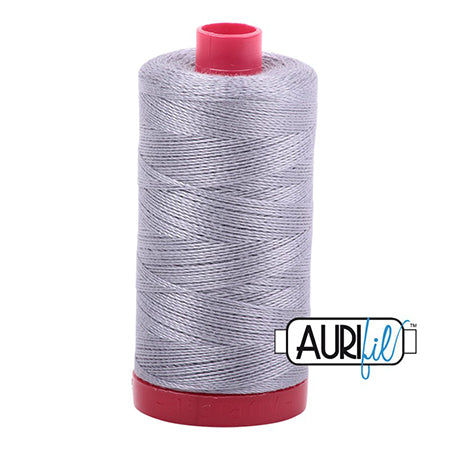 Aurifil 12wt Cotton Thread - 356 yards - Gray 2605