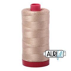 Aurifil 12wt Cotton Thread - 356 yards - Sand 2326