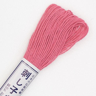 Sashiko Thread - Olympus 20m - Solid Color - # 13 Rose Pink