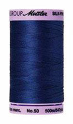 Mettler Cotton Sewing Thread - 50wt - 547 yd/ 500M - 1303 Royal Blue