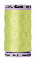 Mettler Cotton Sewing Thread - 50wt - 547 yd/ 500M - 1343 Spring Green