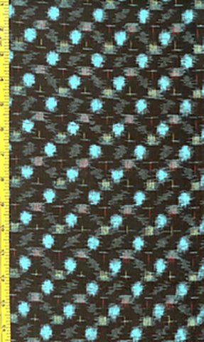 Japanese Kasuri - 13438 - Red & Yellow Diagonal Patches
