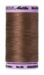 Mettler Cotton Sewing Thread - 50wt - 547 yd/ 500M - 1380 Espresso