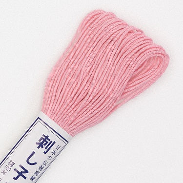 Sashiko Thread - Olympus 20m - Solid Color - # 14 Pink