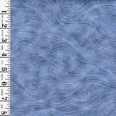 *Blender - In the Beginning - Kona Bay Color Movement Waves - 1MV-14 - (Midnight) Medium Blue