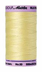 Mettler Cotton Sewing Thread - 50wt - 547 yd/ 500M - 1412 Lemon Frost