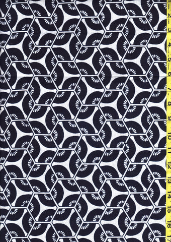 Yukata Fabric - 141 - Hexagon Fans