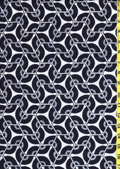 Yukata Fabric - 141 - Hexagon Fans