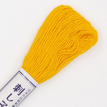 Sashiko Thread - Olympus 20m - Solid Color - # 16 Bright Yellow
