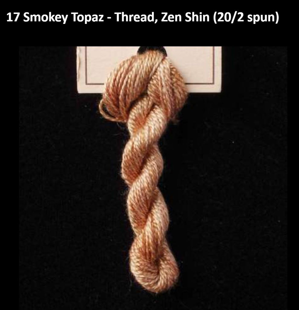 TREENWAY SILKS - Zen Shin (20/2) Silk Thread - # 0017 Smokey Topaz
